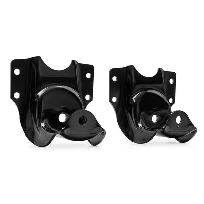 OE Style Leaf Spring Hanger Brackets, Rear Mount, Pair