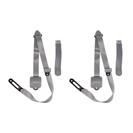 Gray 3-point Shoulder Seat Belts, 1966-77 Ford Bronco