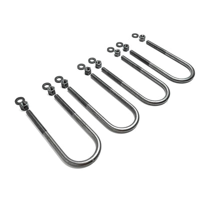 U-Bolts Standard Length, 5/8 inch Heavy Duty, Set of 4, 1966-77 Ford Bronco