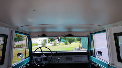 Headliner for Vacuum Wipers, Parchment White, 1966-68 Ford Bronco