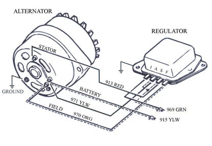Heavy Duty Voltage Regulator, Engine Compartment, 1966-79 Ford Bronco