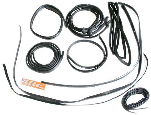 Weather Strip Kit - Complete w/Hardtop, 66-68