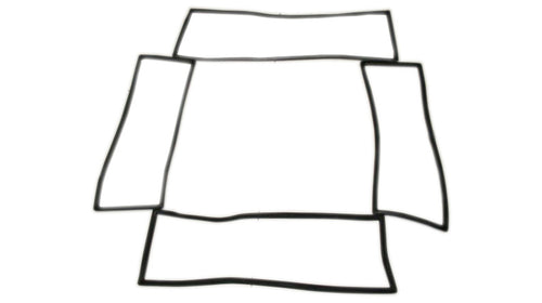 Hard Top & Windshield Glass Seal Kit, Plain