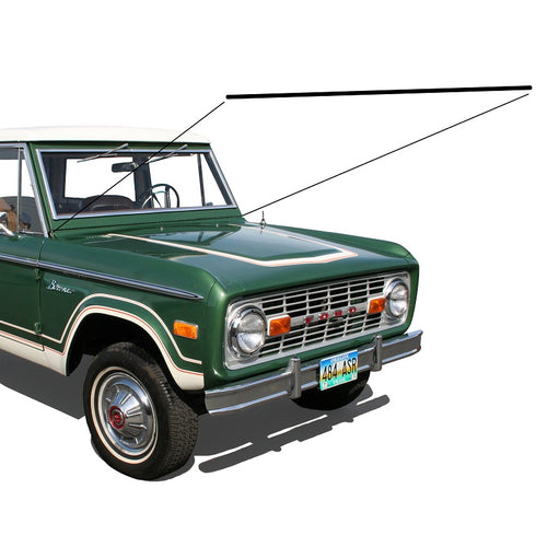 Windshield Hinge Seal, 66-77 Ford Bronco