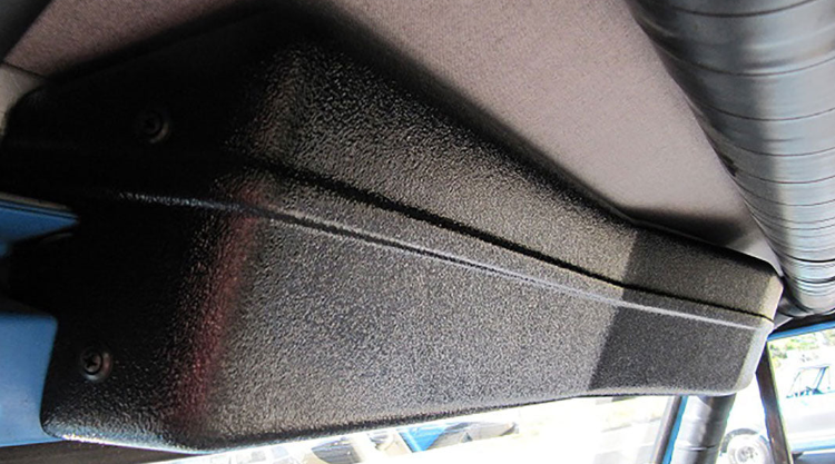 Black Wiper Cover for Bestop Soft Top, 1966-77 Ford Bronco - BLEM AA