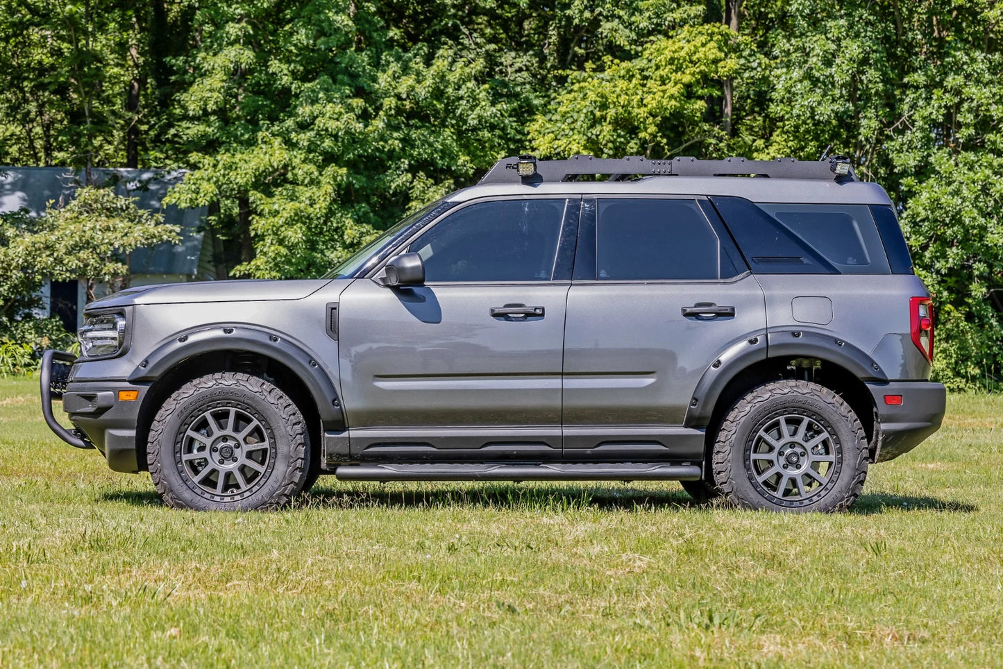 Black Oval Nerf Steps, 2021+ Ford Bronco Sport