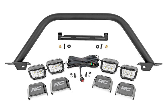 Safari Bar w/Quad 3” OSRAM LED for OE Modular Bumper - 21-24 Bronco