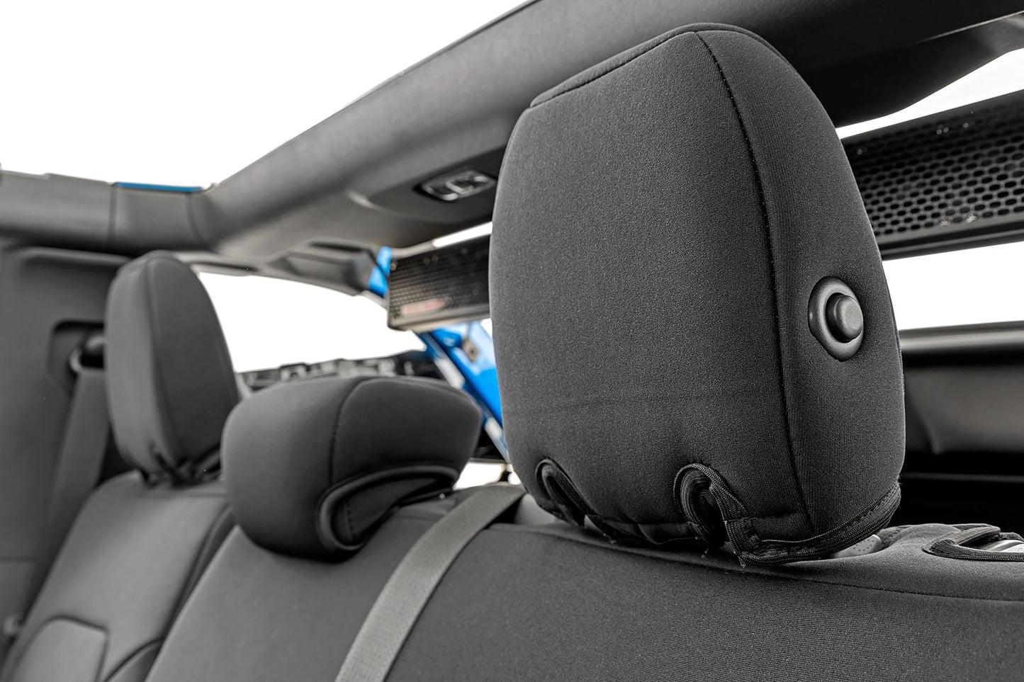 Seat Cover Set w/o Rear Folding Armest, Front & Rear, 4 Door,  2021+ Ford Bronco