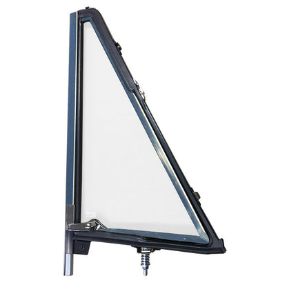 Complete Vent Window Assembly, Driver, Chrome