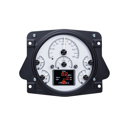 Dakota Digital HDX Speedometer, Silver Alloy, 1966-77 Ford Bronco