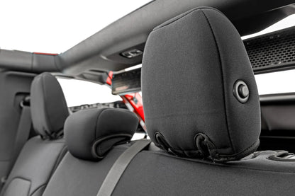 Seat Cover Set w/Rear Folding Armest, Front & Rear, 4 Door,  2021+ Ford Bronco