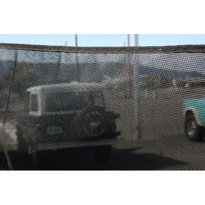 Black steel bar top skin for Ford Bronco, side view with mounting holes