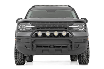 Nudge Bar w/Quad 4" Round LED, 2021+ Ford Bronco Sport