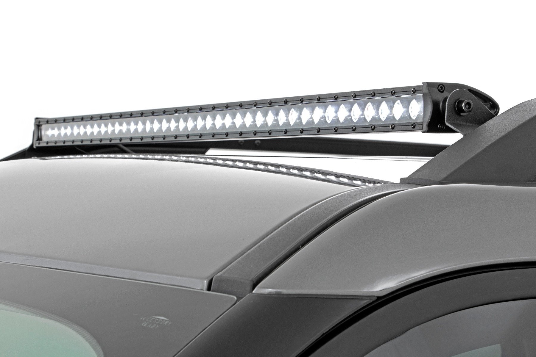 Roof Rack LED Light Kit - 40†Black Single Row, 2021+ Ford Bronco Sp