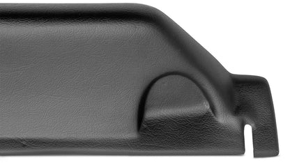 Black ABS Dash Cover, Fits Over Original Pad, 66-77 Ford Bronco