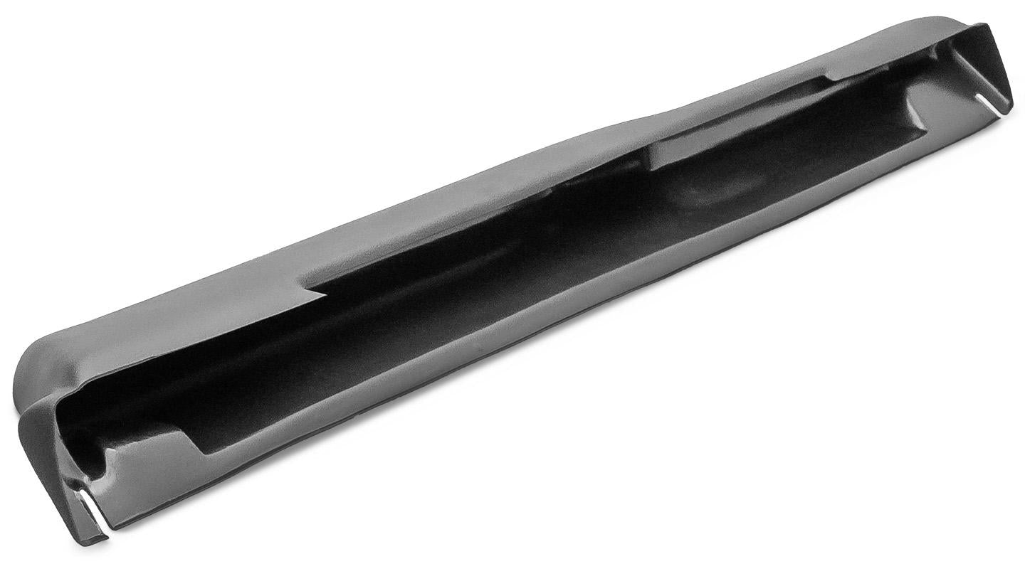 Black ABS Dash Cover, Fits Over Original Pad, 66-77 Ford Bronco