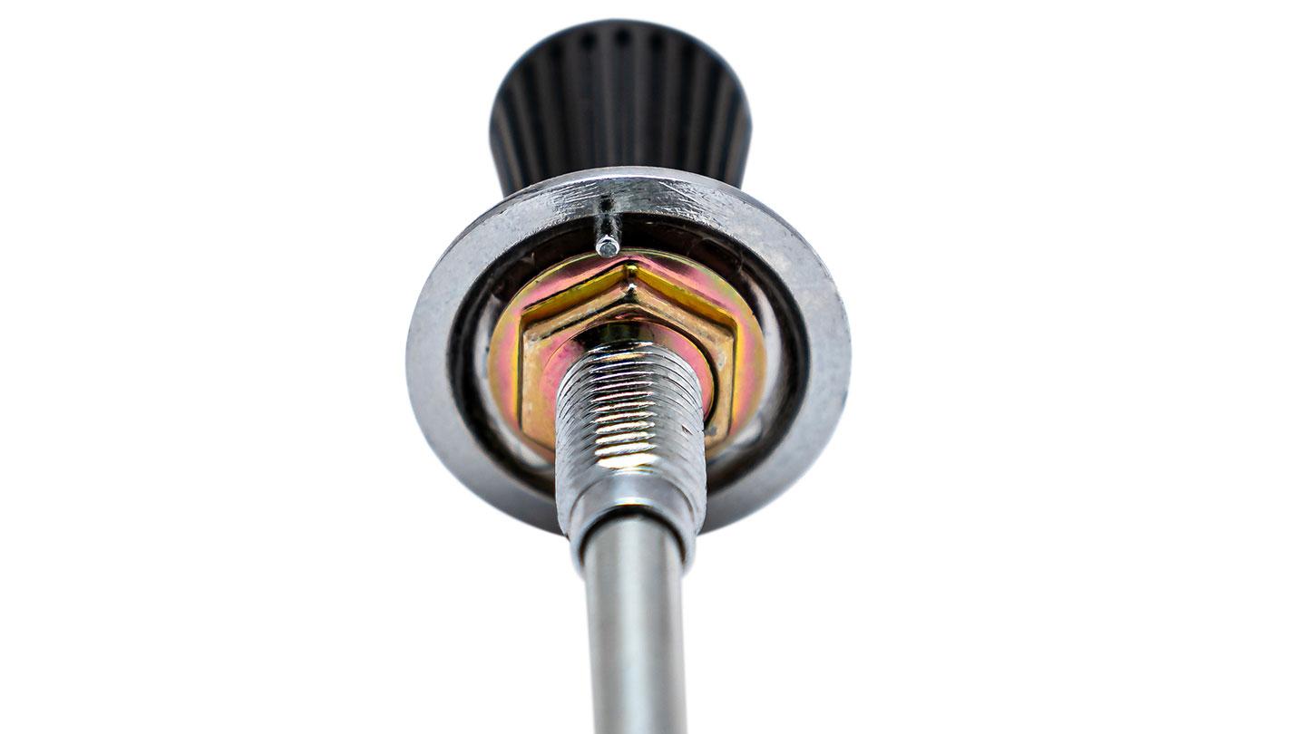 Temperature Control Cable w/Imprint on Bezel, 1966-67 Ford Bronco