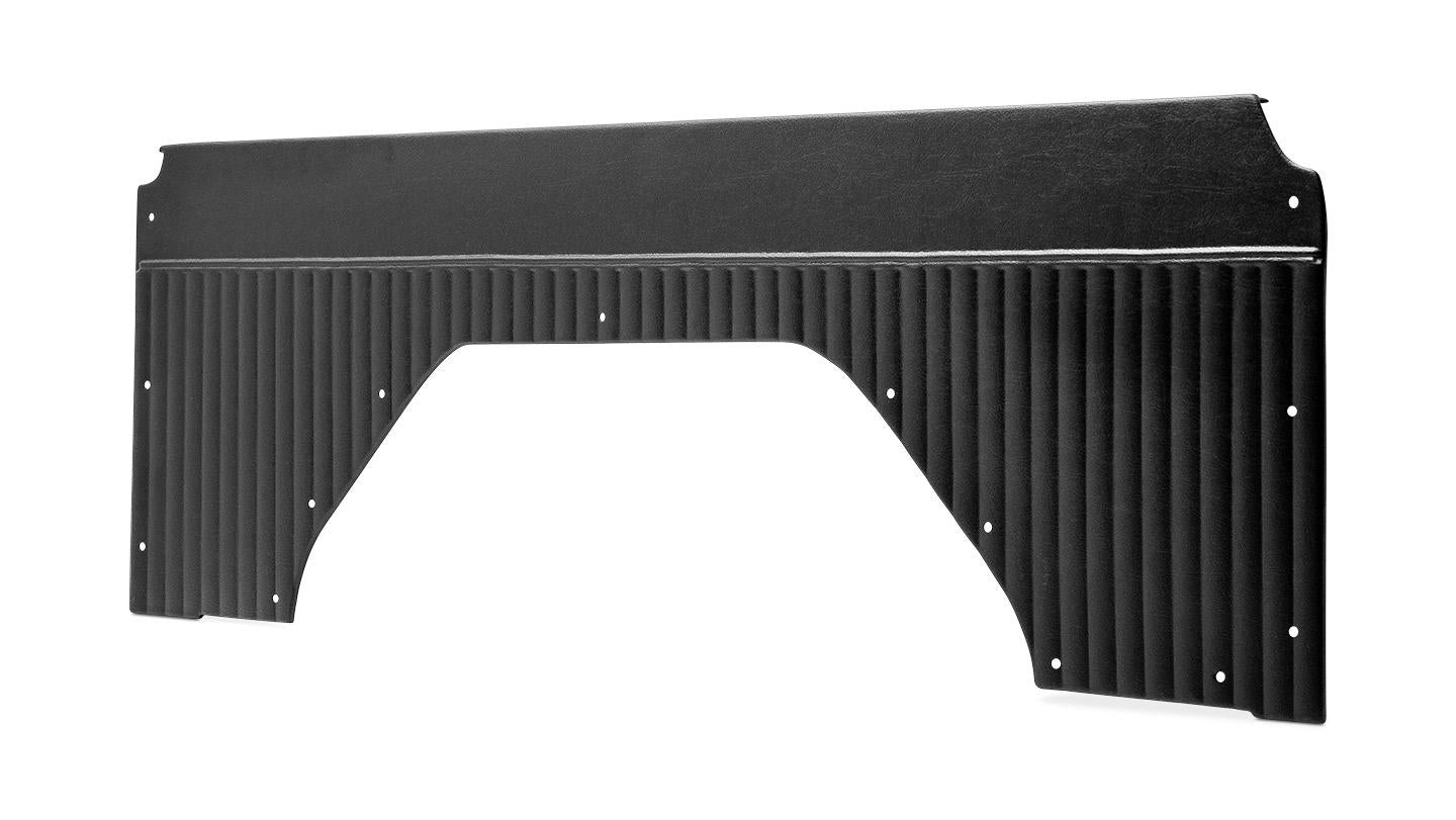 Black Pleated ABS Quarter Panel Inserts, 1966-76 Ford Bronco
