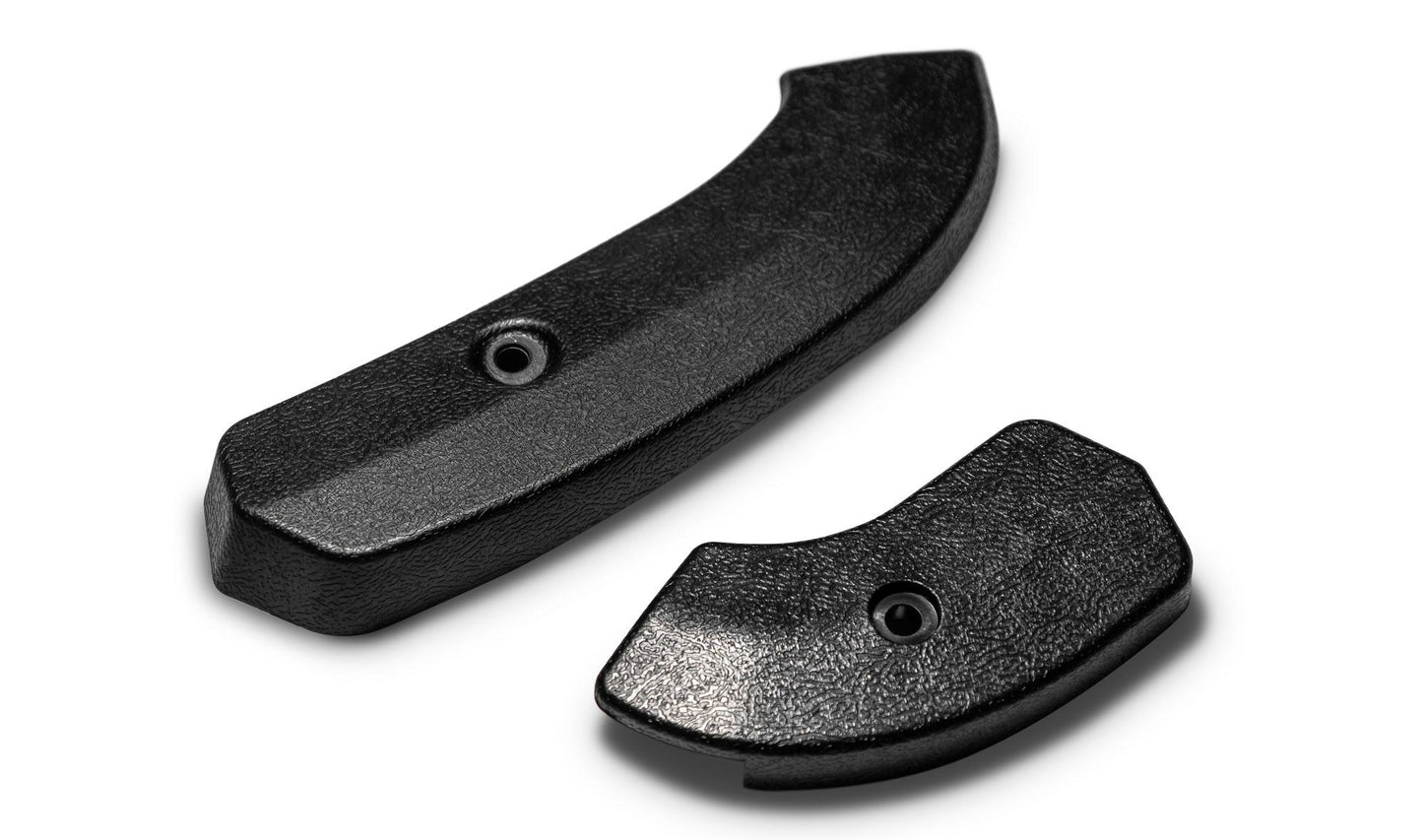 Black Front Bucket Seat Hinge Covers, 1966-67 Ford Bronco