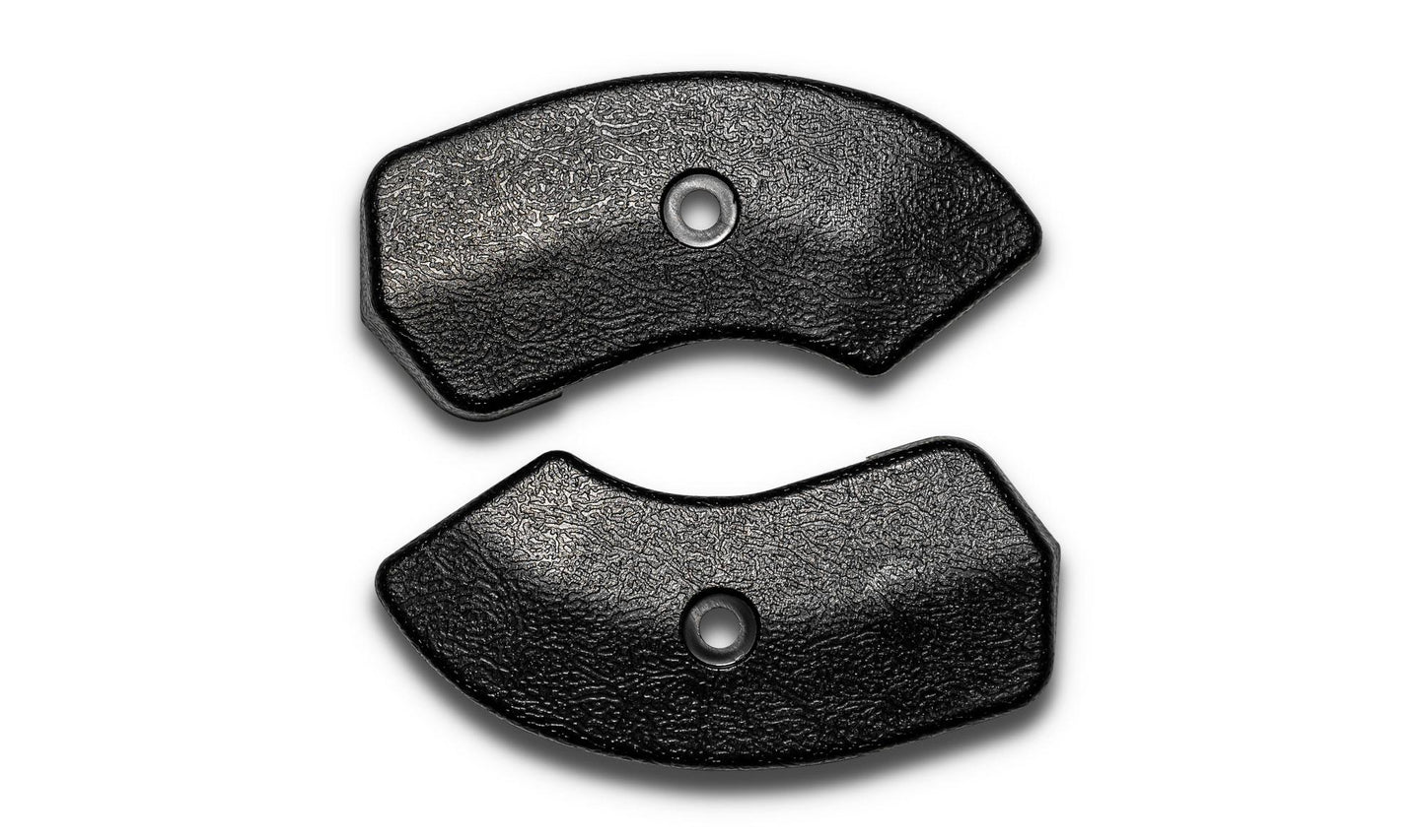 Black Front Bucket Seat Hinge Covers, 1966-67 Ford Bronco