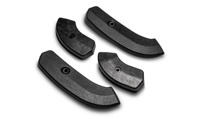 Black Front Bucket Seat Hinge Covers, 1966-67 Ford Bronco