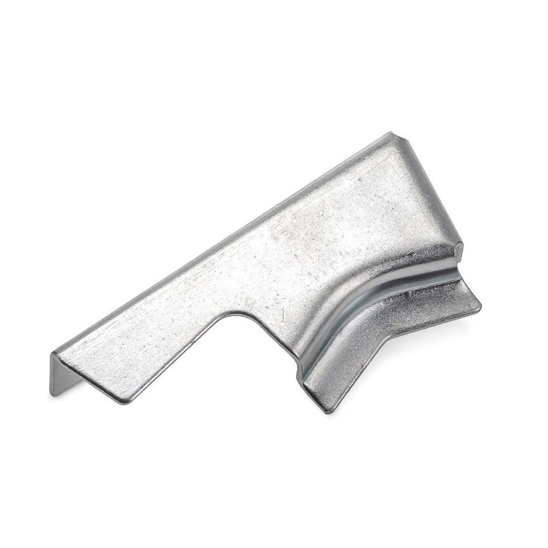 Bronze metal vehicle brace with mounting holes for Ford Bronco, side view