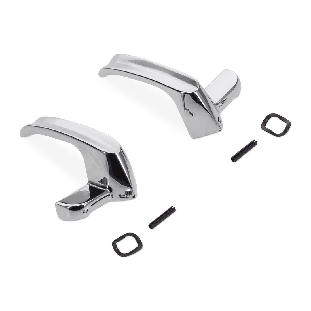 Chrome Vent Window Handle Pair, 1966-67 Ford Bronco