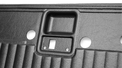 Black Plastic Pleated Door Panels, 1968-77 Ford Bronco