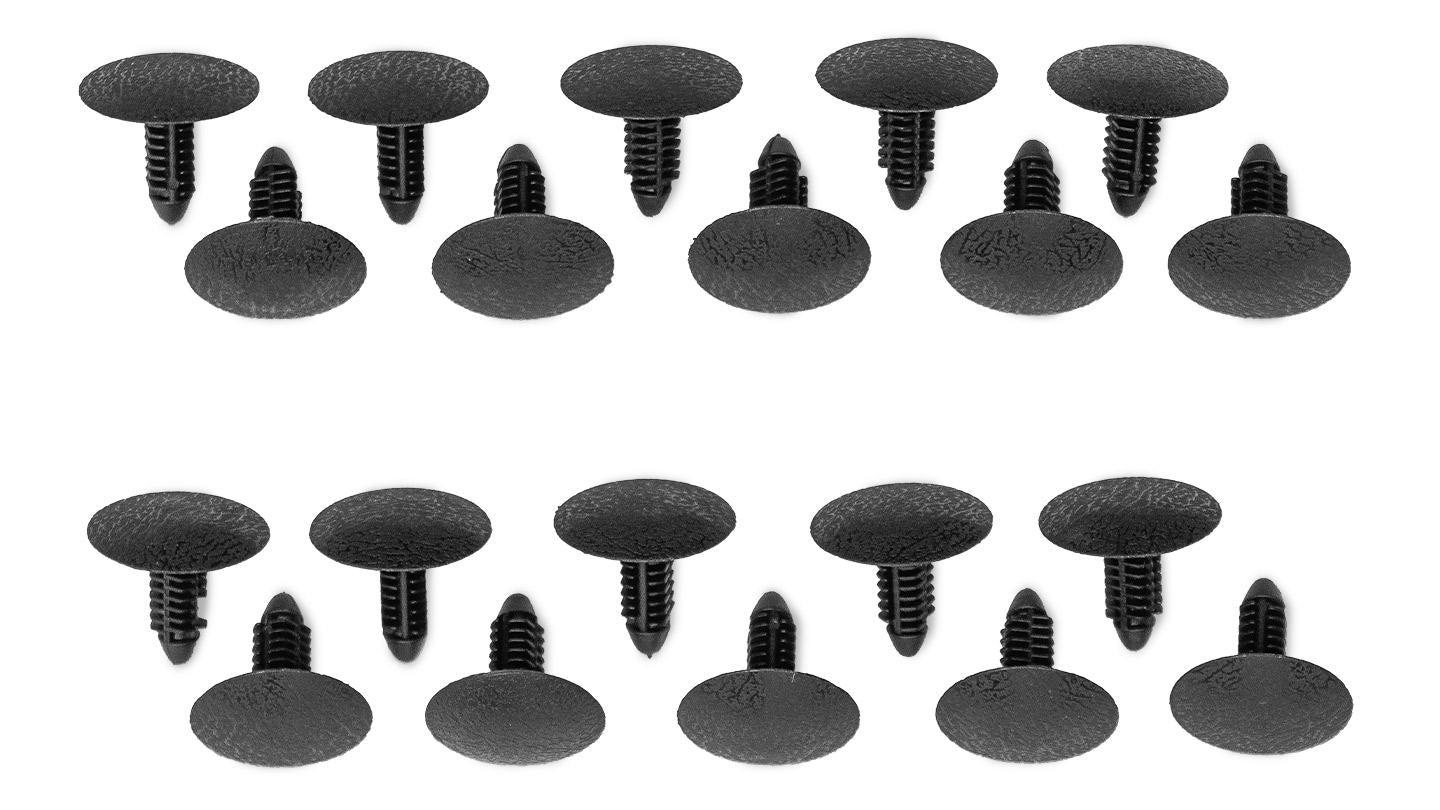 Black Smooth Plastic Door Panels, 1968-77 Ford Bronco