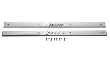 Door Sill Plates w/Bronco Script