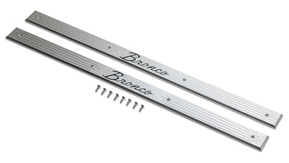 Door Sill Plates w/Bronco Script
