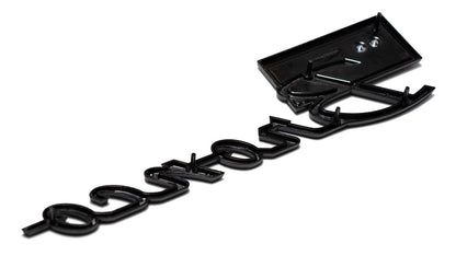 Black Chrome Bronco Sport Fender Emblem, 1966-77 Ford Bronco