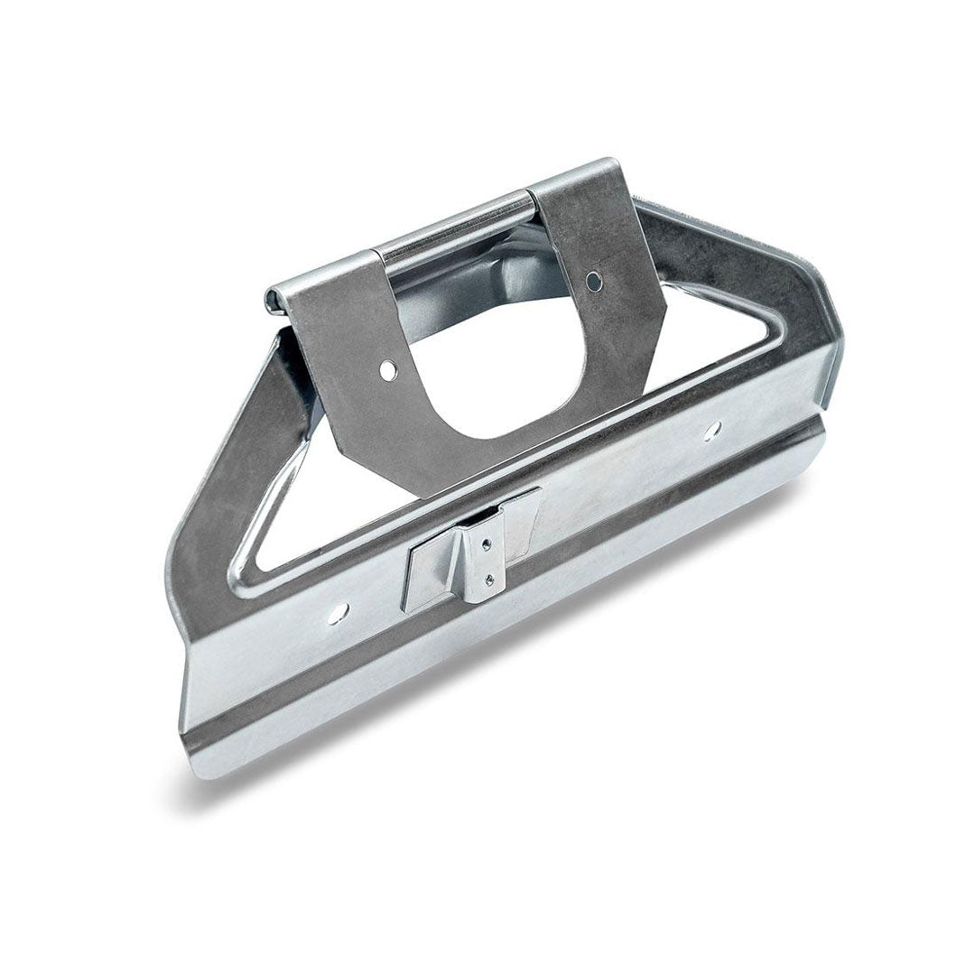 License Plate Bracket Assembly w/Retainer & Spring, Zinc Plated, 1966-77 Ford Bronco