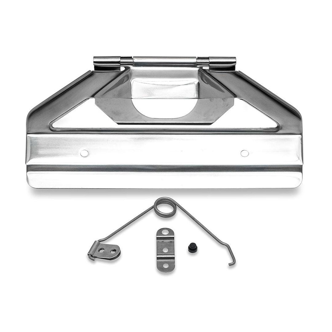 Stainless Steel License Plate Bracket Assembly w/Retainer & Spring