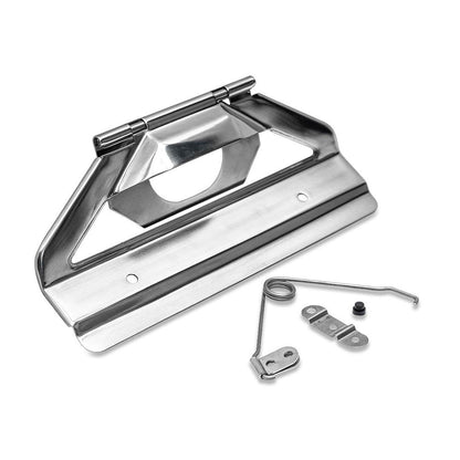 Stainless Steel License Plate Bracket Assembly w/Retainer & Spring