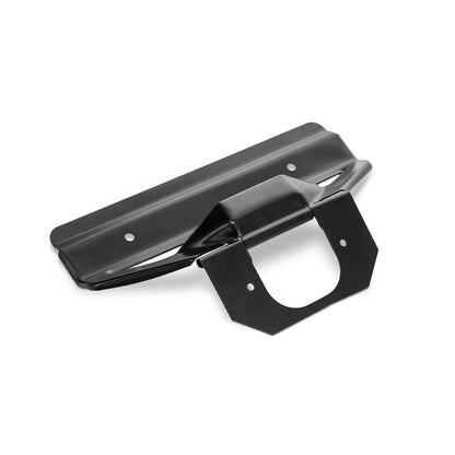 Black License Plate Bracket Assembly w/Retainer & Spring, 1966-77 Ford Bronco