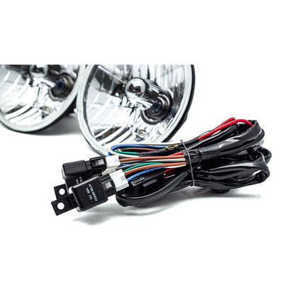 H4 Halogen Headlight Conversion w/Heavy Duty Wiring Harness Kit, 1966-78 Ford Bronco & 1956-78 Ford Truck