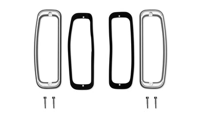 Billet Aluminum Tail Light Bezels, pair