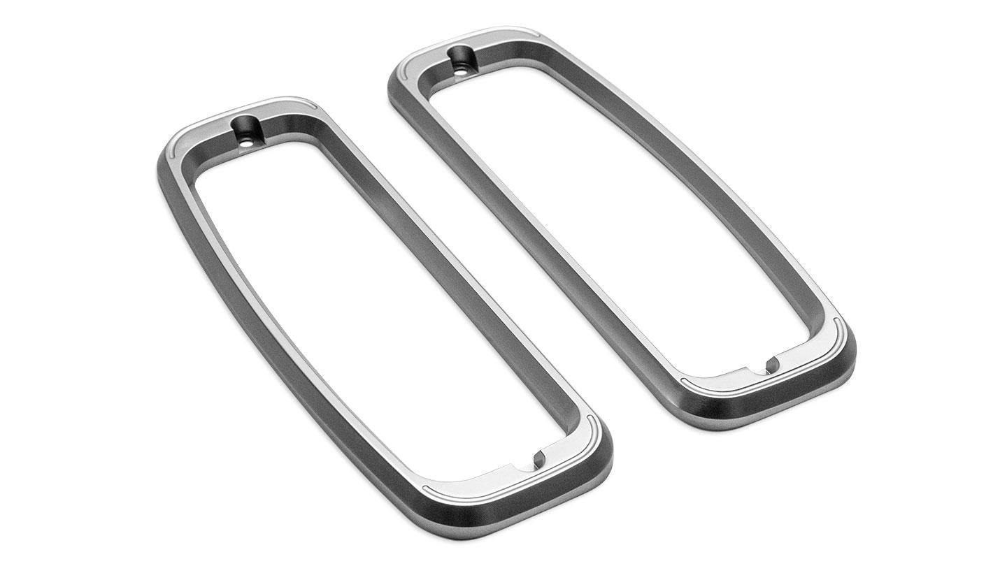 Billet Aluminum Tail Light Bezels, pair