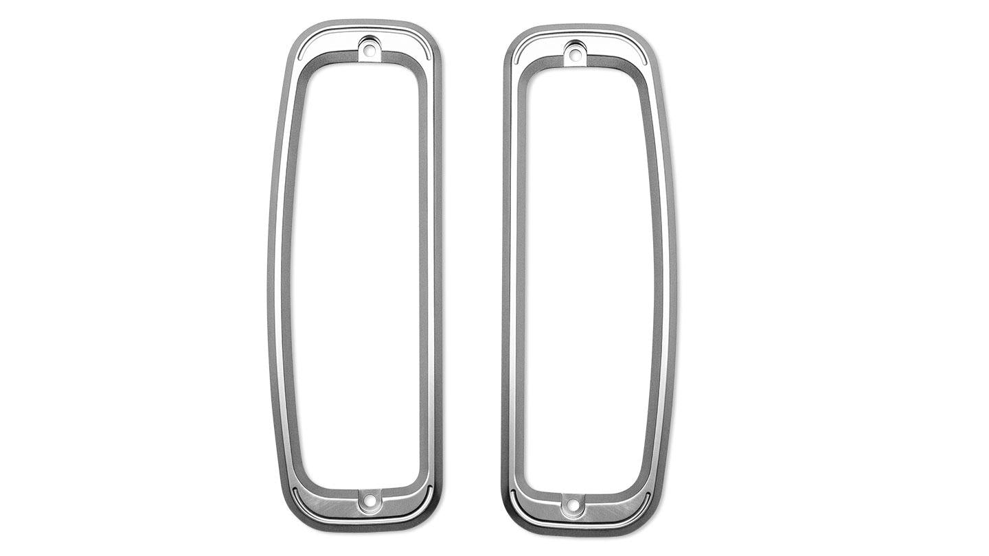 Billet Aluminum Tail Light Bezels, pair