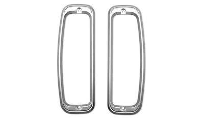 Billet Aluminum Tail Light Bezels, pair