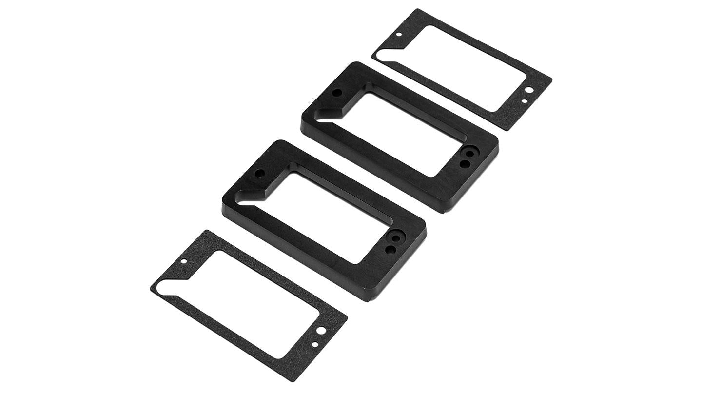 Black Billet Aluminum Turn Signal Pads, 1969-77 Ford Bronco