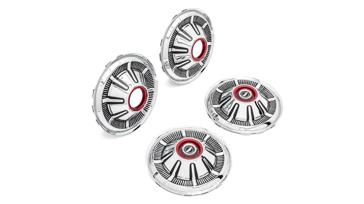 Hub Caps, Set of 4, 67-77 Ford Bronco