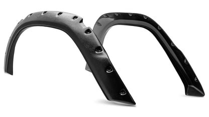 Pocket Style Bronco Fender Flares, Full Set, Textured Black, 1966-76 Ford Bronco