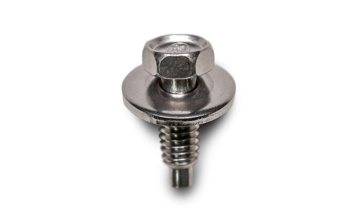 66-77 Ford Bronco Script Stainless Bolt with Ford Logo