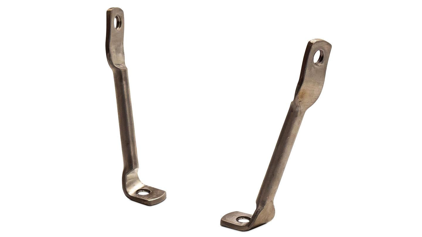 Front Fender Support Brackets - OE Style, Stainless Steel, Pair