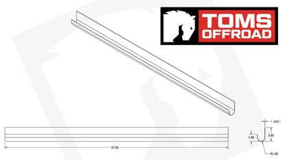 Tailgate Lower Repair Panel, 1966-77 Ford Bronco