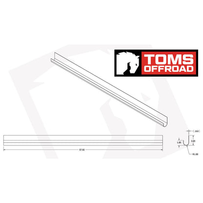 Tailgate Lower Repair Panel, 1966-77 Ford Bronco
