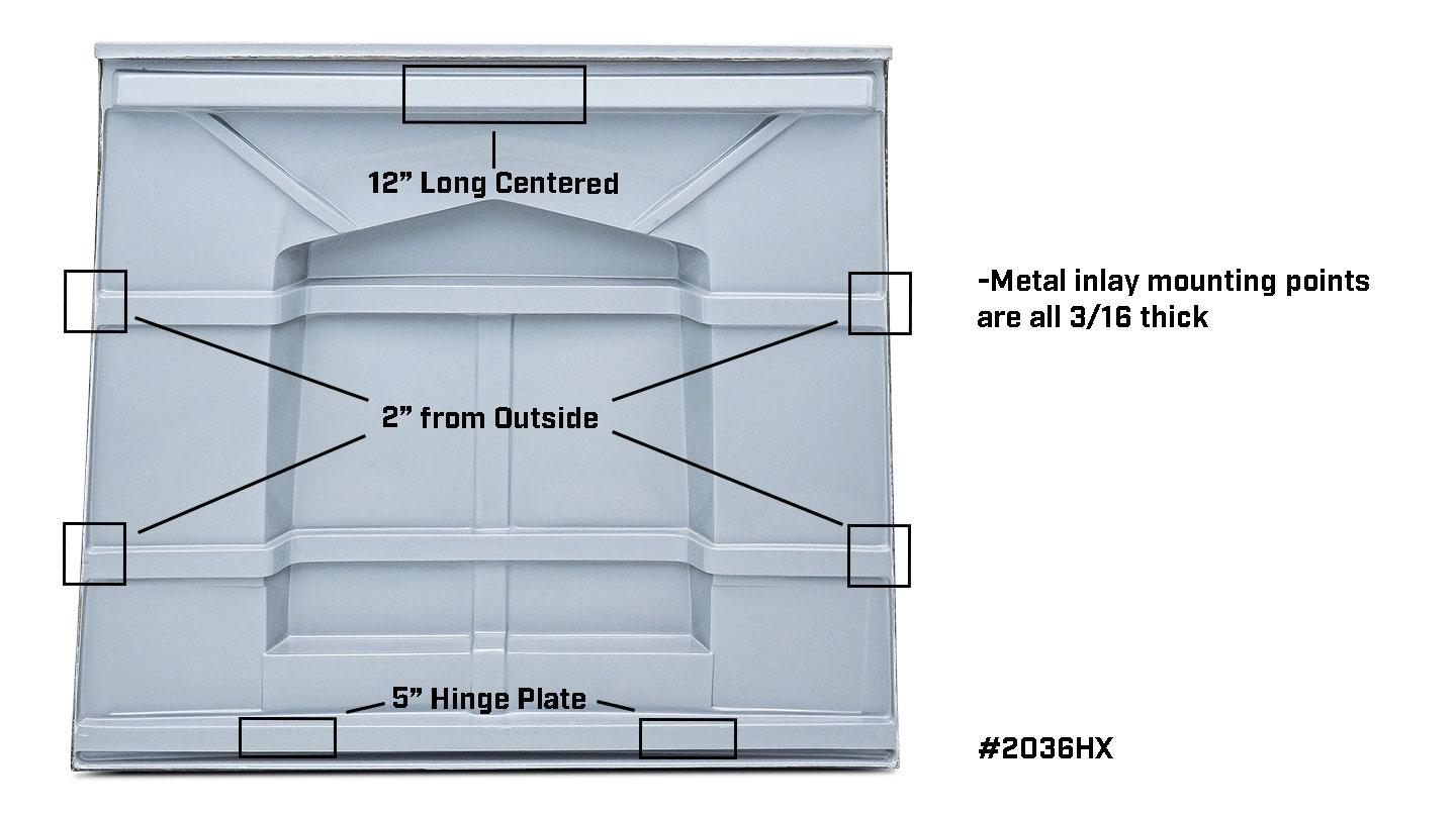 High Rise Fiberglass Hood