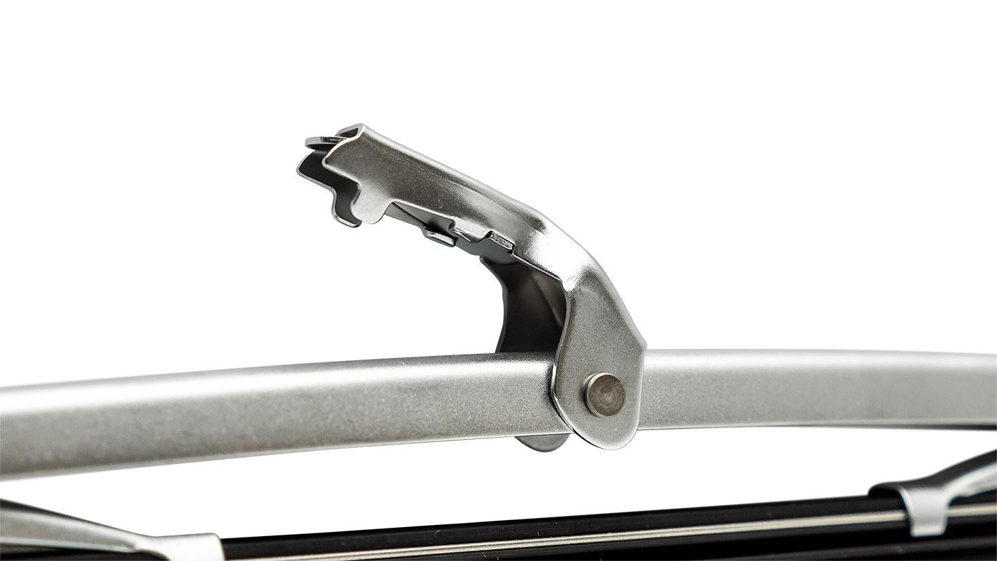 Wiper Blade, Silver, Requires Aftermarket Arms